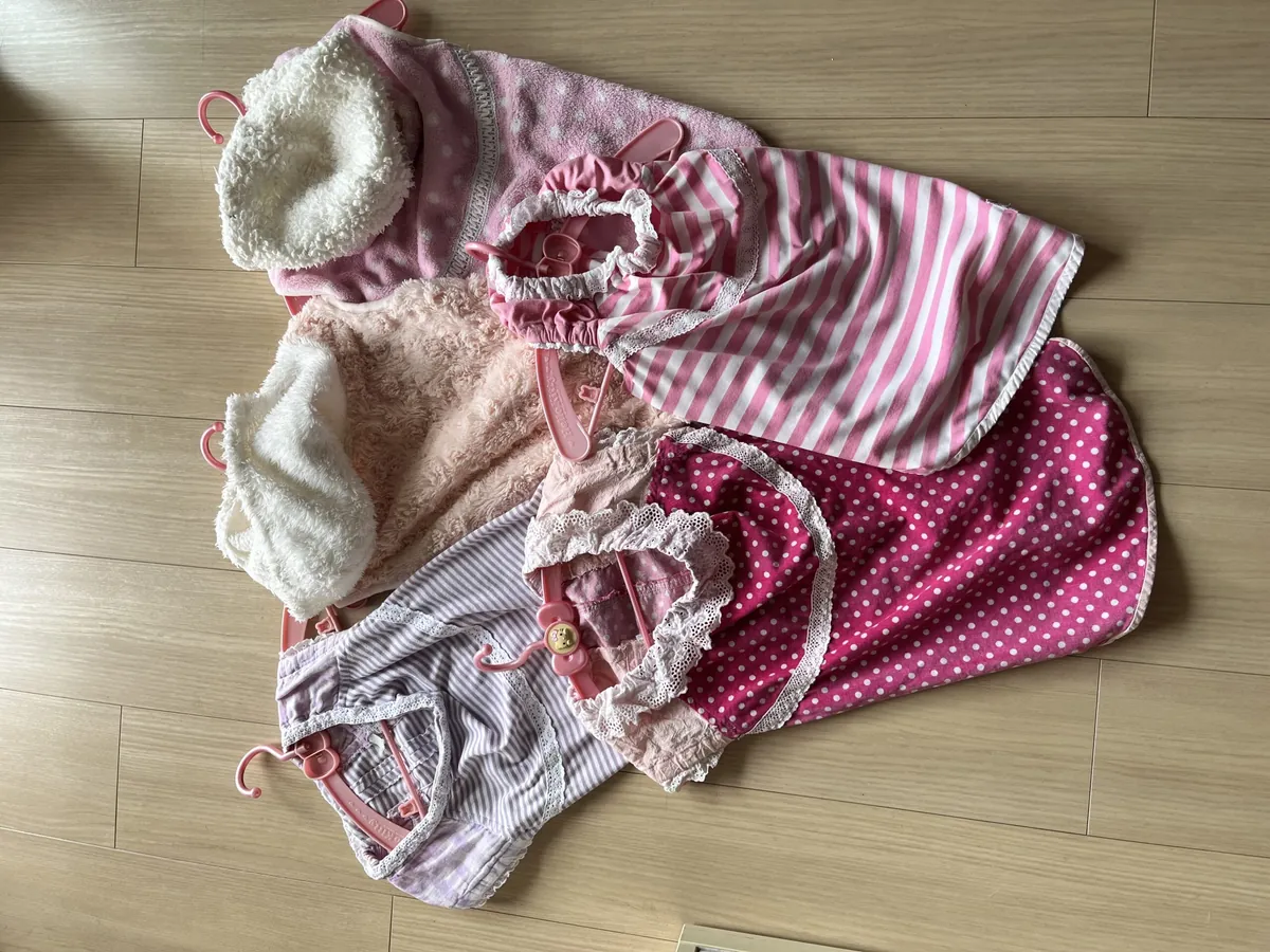 春夏秋冬で作ってくれた、母手作り洋服の一部